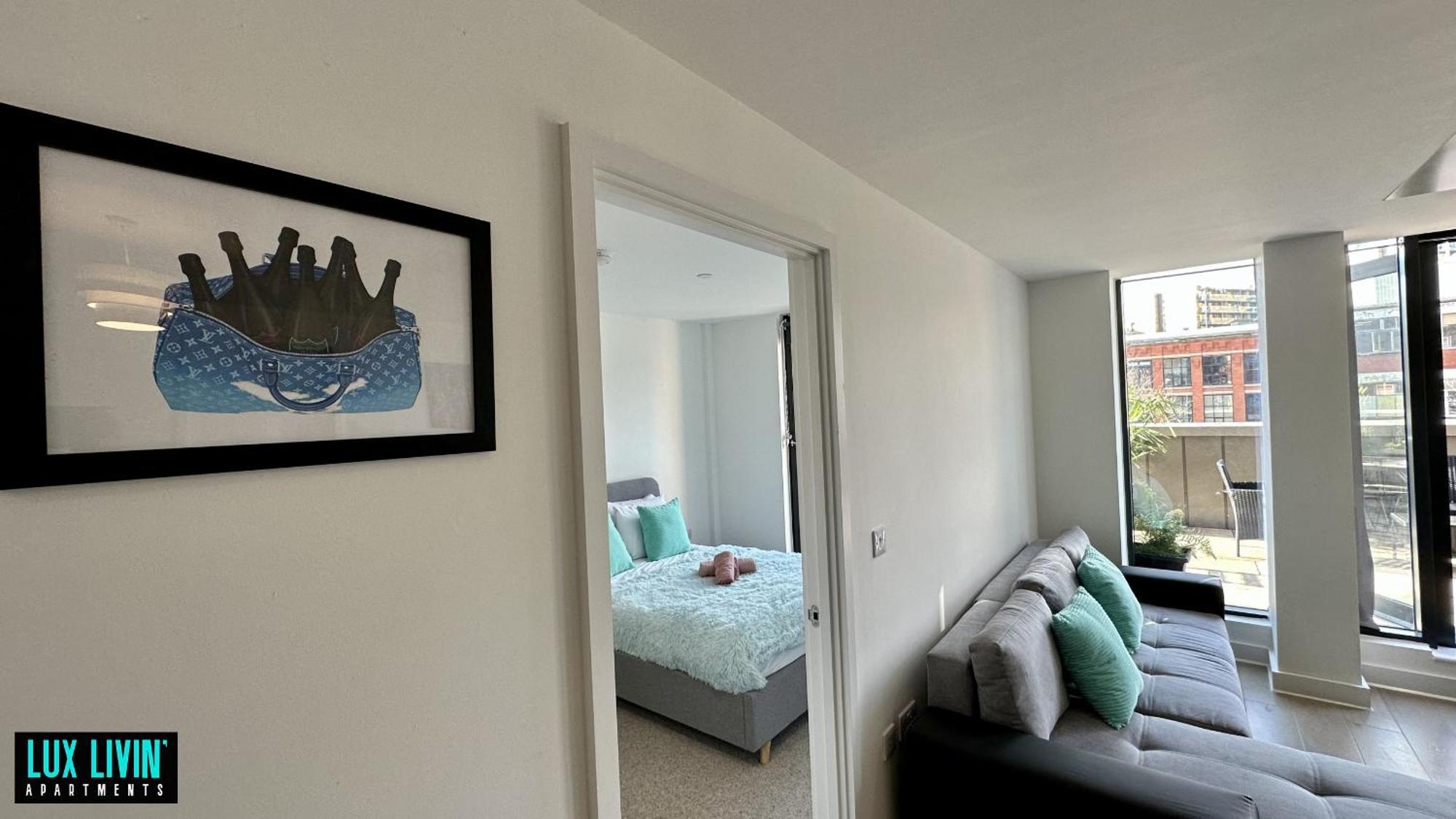 Lux Livin' Apartments - Luxury 2 Bed Apartment With Sky Garden マンチェスター 部屋 写真