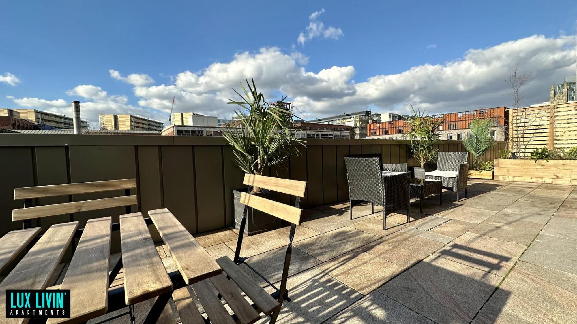 Lux Livin' Apartments - Luxury 2 Bed Apartment With Sky Garden マンチェスター 部屋 写真